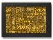 NIEUWJAARSKAART 150 gr. - kerstgeschenk