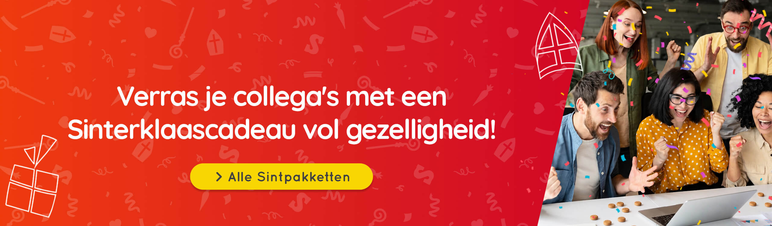 Verras je collega's met een Sinterklaascadeau vol gezelligheid!